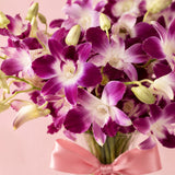 Purple Orchid Bouquet Online - Same Day Delivery | Archies