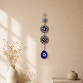 Glass Amulet Triple Evil Eye Wall Hanging