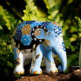 Patchie Indigo Elephant Statue | By Elephant Parade
