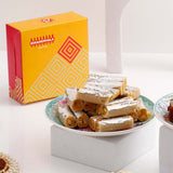 Goodness Hamper - Kaju Rolls, Dhodha Barfi and Dry Fruits