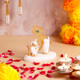 Krishna Divine Hands with Bansuri - White