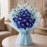 Exotic Blue Orchid Flower Arrangement