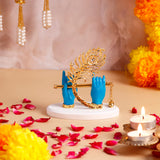 Krishna Divine Hands with Bansuri - Blue