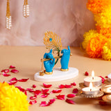 Krishna Divine Hands with Bansuri - Blue
