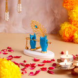 Krishna Divine Hands with Bansuri - Blue