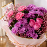 Mixed Flower Bouquet with Roses