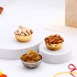 Goodness Hamper - Kaju Barfi, Besan Ladoo and Dry Fruits