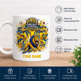 Personalized Name Cricket Fan Mug