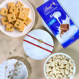 Rudraksha OM Rakhi Set Gift Hamper