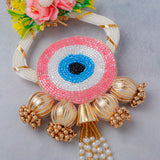 Handcrafted Pink Evil Eye Hanging