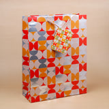 Abstract Shapes Print Paper Bags Pack of 3 (S/M/L)