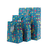 Tech Emoji Print Paper Bags Pack of 3 (S/M/L)