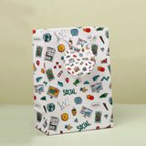 Social Media Print Paper Bags Pack of 3 (S/M/L)