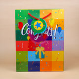 Congrats Print Paper Bags Pack of 3 (S/M/L)