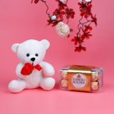 Love Teddy Bear with Ferrero Rocher