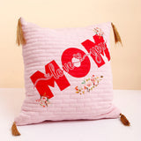 Pink Cushion with Tassels With Ferrero Rocher