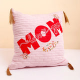 Pink Cushion with Tassels With Mug And Archies Gals Perfume
