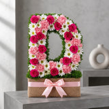 White Daisy, Pink Rose & Carnation Mixed Bouquet