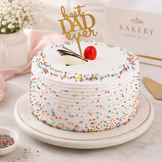 Classic Fresh Vanilla Cream Cake