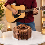 Kit Kat Loaded Chocolate Cream Cake with Guitarist