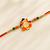 Ganesha Rakhi with Gulabjamun | Divine Blessing Raksha Bandhan Gift Hamper