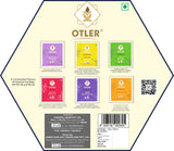 OTLER Assorted Flavours Gift Box - 48 Enveloped Tea Bags (Blue)