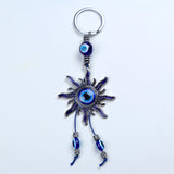 Beaming Evil Eye Keychain