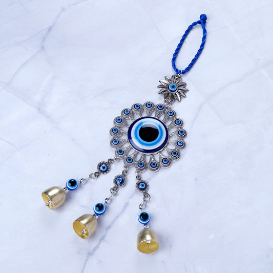 Oxidised Silver Evil Eye Hanging