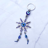 Beaming Evil Eye Keychain
