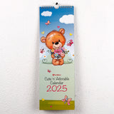 Cute N Adorable Calendar Hanging 2025 Calendar Spiral