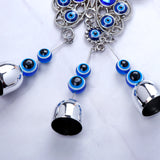 Blue Sequens Butterfly Evil Eye Hanging