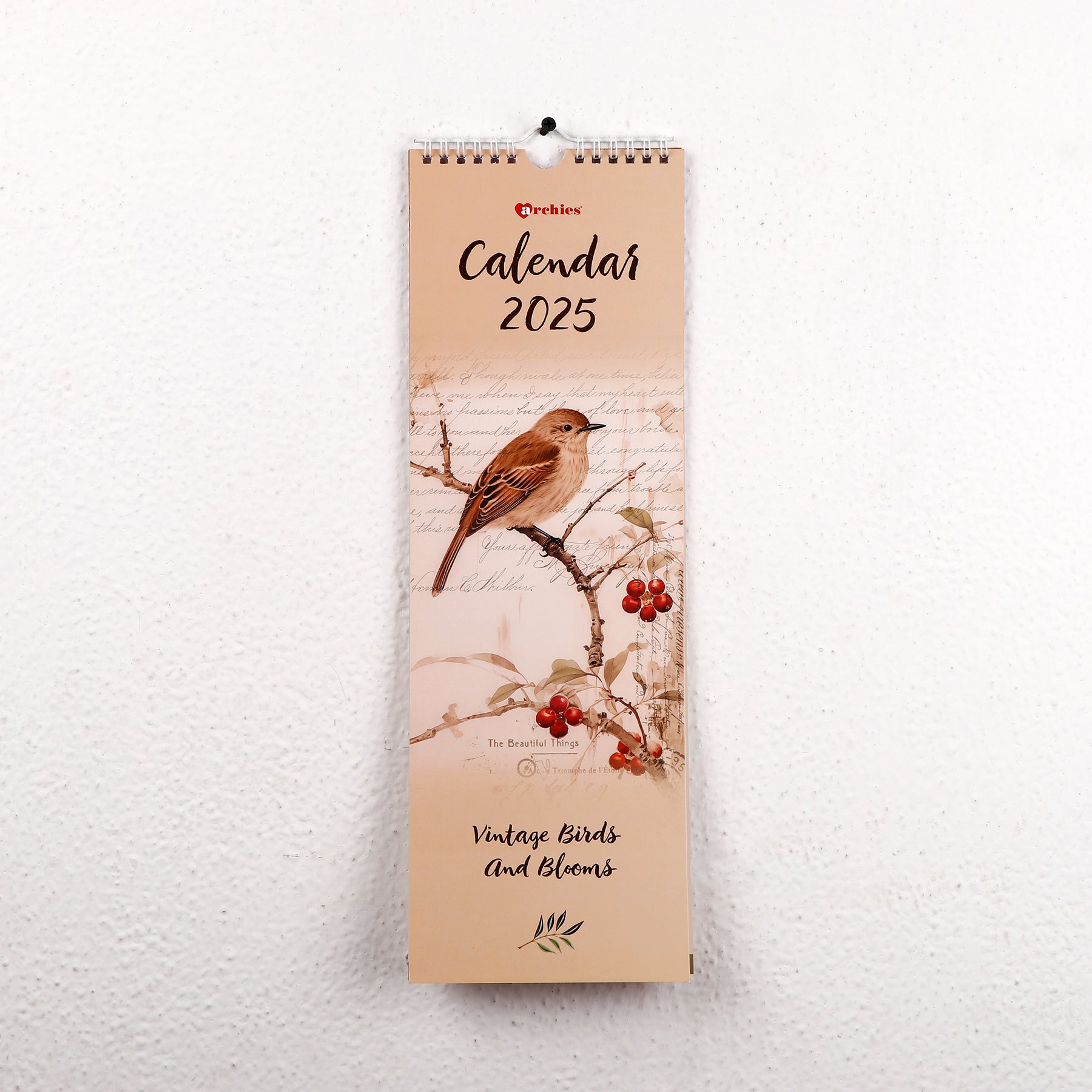 Beautiful Things Calendar Hanging 2025 Calendar Spiral