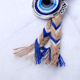 Silver Elephant Evil Eye Hanging