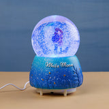 Blissfull Snow Glass Ball Show Piece