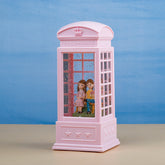 Blooming Love Telephone Booth Showpiece