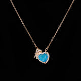 Heart of Ocean Blue Pendant