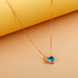 Heart of Ocean Blue Pendant