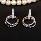 Silver Stone Shine Earing