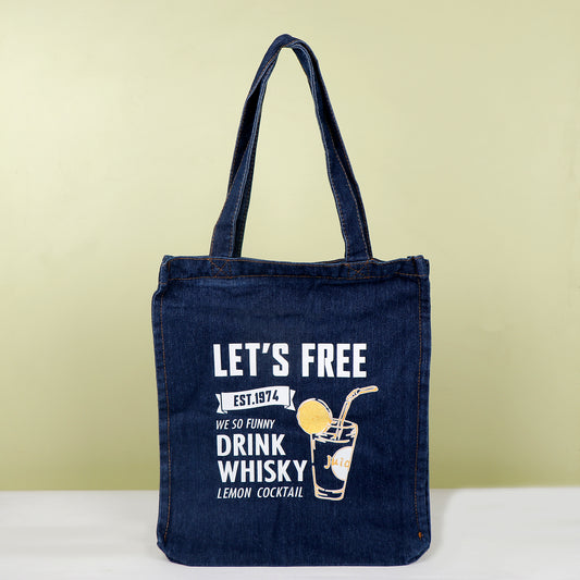 Let's Free Quoted Tote Bag