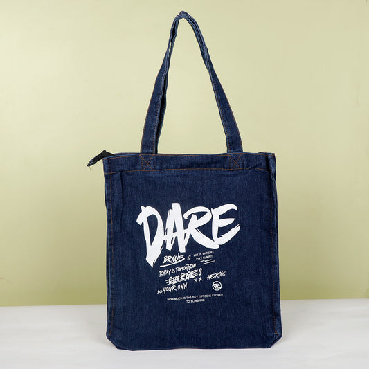 Dare Quoted Tote Bag