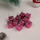 Christmas Pink and Silver Hanging Ornaments