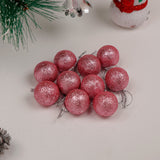 Christmas Pink and Silver Hanging Ornaments