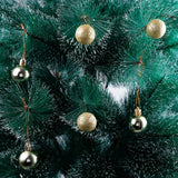 Golden Glitters Christmas Hanging Ornaments