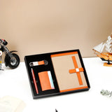 Set of 2 Rakhis with Diary Gift Set, Ferrero Rocher (16 pcs) and Dry Fruits