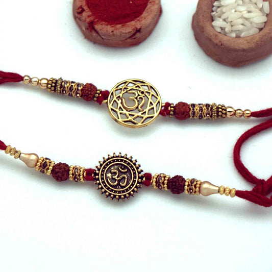 Set Of 2 OM Rakhi