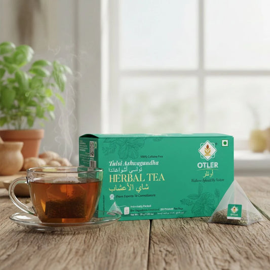 OTLER Tulsi Ashwagandha Herbal Tea - 20 Tea Bags