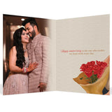 Special Anniversary Personalised Card with Chocolate Bar