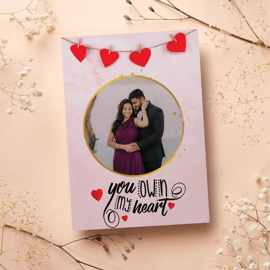 Romantic Anniversary Personalised Card