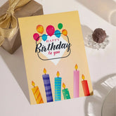 Warm Wishes Birthday Personalised Greeting Card