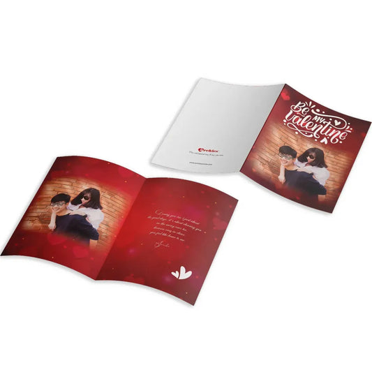 Be My Valentines Personalised Card